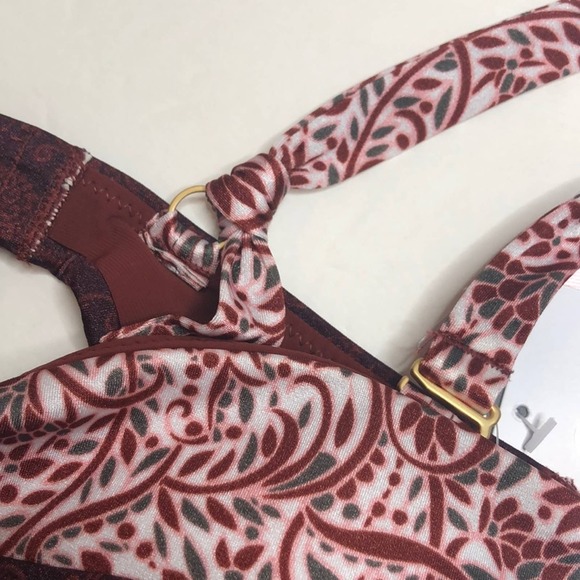 NWT athleta aqualux batik bandeau bikini top - Picture 6 of 10